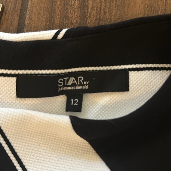 Star by Julien McDonald size 12 dress gorgeous no wrinkle fabric - Picture 3 of 5